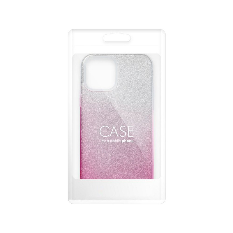 Futerał SHINING do SAMSUNG Galaxy S24 ULTRA transparent/róż
