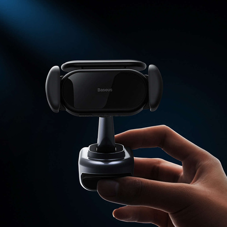 Elektroautohalterung mit Solarpanel für Tesla Model 3 / Y Baseus T-Space - Schwarz