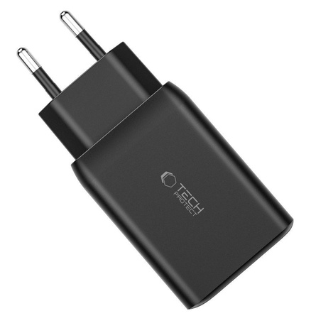 Ładowarka Sieciowa 65W 2x USB-C PD + QC3.0 USB Tech-Protect C65W czarna