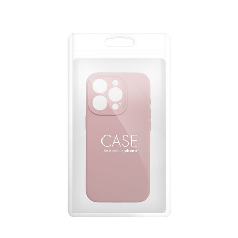 Futerał SILICONE 2mm do IPHONE 15 Pro pudrowy róż