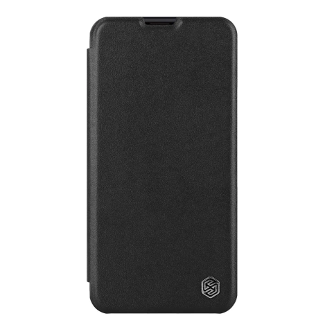 Nillkin Qin Leder Pro Hülle iPhone 14 Plus Kamerahülle Holsterhülle Klapphülle Schwarz