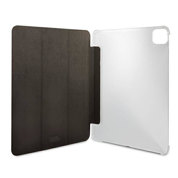 Original Case IPAD PRO 11" 2021 Karl Lagerfeld Book Cover Saffiano Karl Iconic (KLFC11OKMK) black
