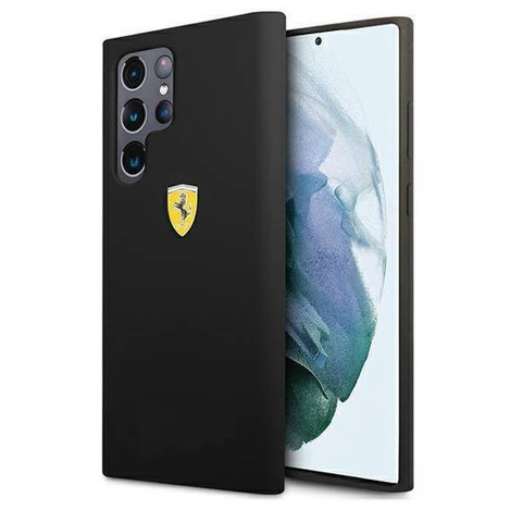 Ferrari FESIHCS22LBK S22 Ultra S908 schwarz / schwarzes Hardcase On Track Silicone