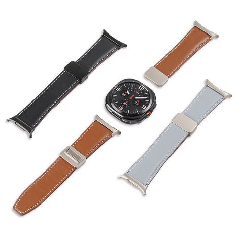 DUX DUCIS pasek YA skórzany 47 mm czarny