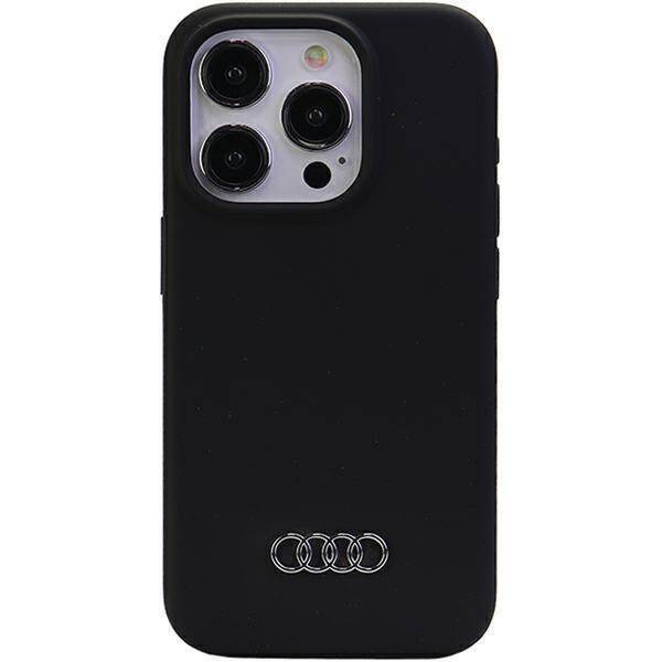 Audi Silikonhülle für iPhone 15 Pro Max – Schwarz