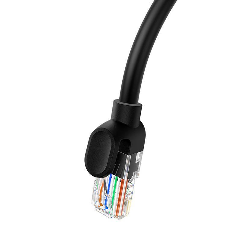 Baseus High Speed Cat 5 RJ-45 Ethernet cable 1000Mb/s 0.5m round - black