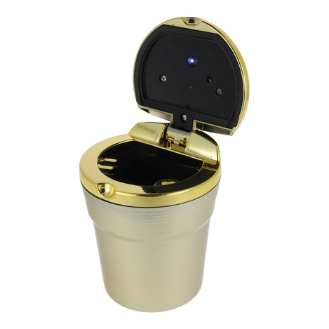 Popielniczka samochodowa CHROM złota