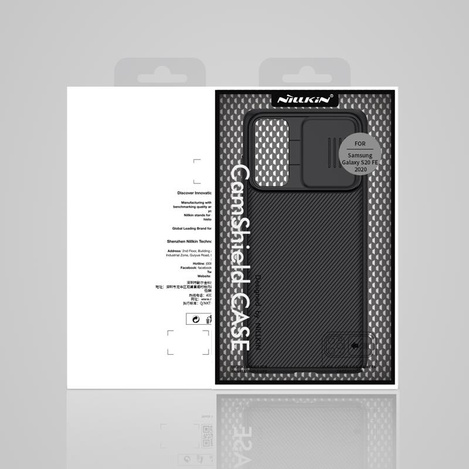 Nillkin CamShield Case etui pokrowiec osłona na aparat kamerę Samsung Galaxy S20 FE 5G czarny