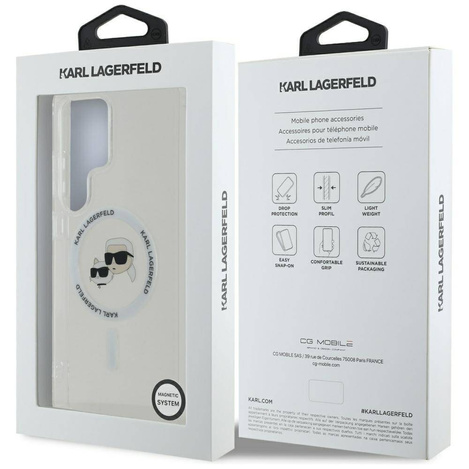 KARL LAGERFELD SAMSUNG S25 ULTRA WHITE CHOUPETTE&KARL HEADS KLHMS25LHLSKCH