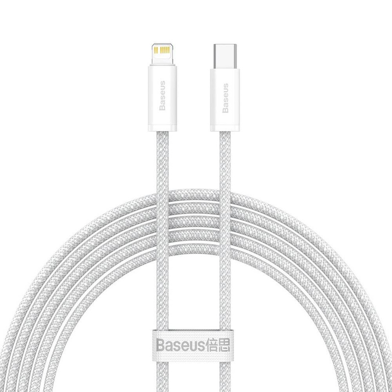 Baseus Dynamic kabel USB Typ C - Lightning Power Delivery 20W 2m biały (CALD000102)