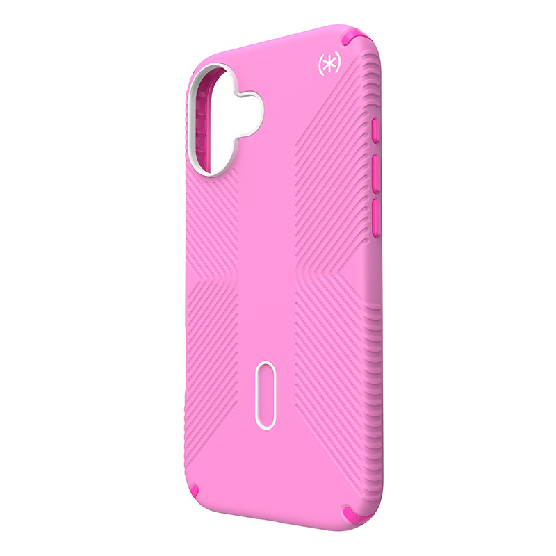 Speck Presidio2 Grip ClickLock & MagSafe - Etui iPhone 16 Plus (True Pink / Shocking Pink / White)