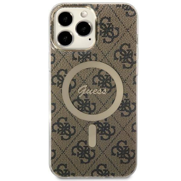 Guess GUHMP13XH4STW iPhone 13 Pro Max 6.7&quot; brown/brown hardcase 4G MagSafe