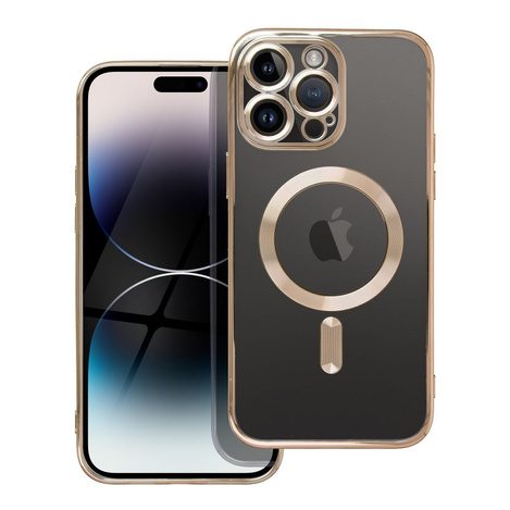 Futerał ELECTRO MAG COVER kompatybilny z MagSafe do IPHONE 17 Pro Max złoty