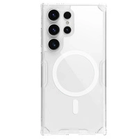 Nillkin Nature Pro armored case with a magnetic ring for Samsung Galaxy S24 Ultra - white