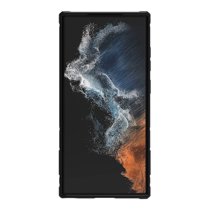 Nillkin CamShield Armor Pro Case etui Samsung Galaxy S23 Ultra pancerny pokrowiec z osłoną na aparat ring podstawka czarne