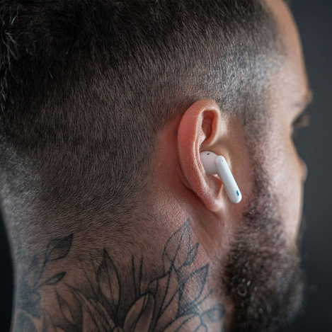3MK Hardy LifePods Pro słuchawki bezprzewodowe Bluetooth 5.3 ANC białe/white