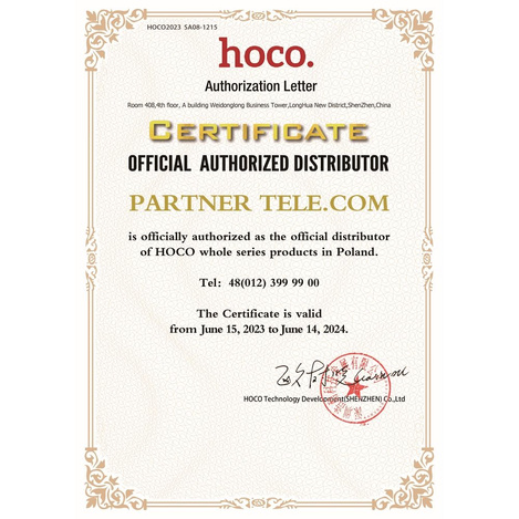 HOCO mysz / myszka komputerowa bezprzewodowa Platinium 2,4G GM14 czarna