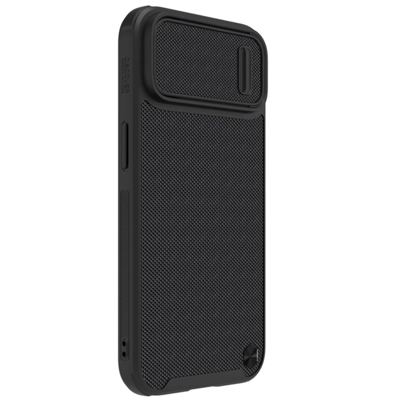 Nillkin Textured S Case etui iPhone 14 pancerny pokrowiec z osłoną na aparat czarny