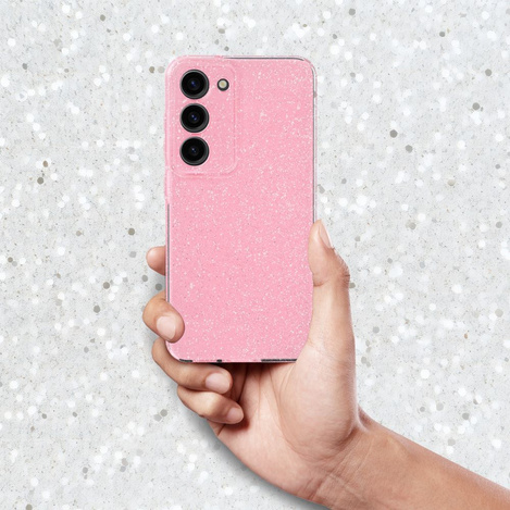 Futerał CLEAR CASE 2 mm BLINK do SAMSUNG A16 5G / A16 4G różowy