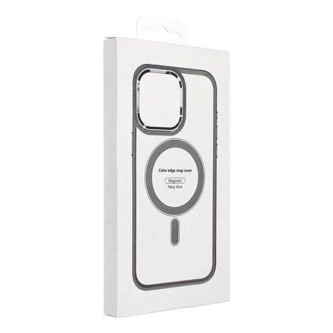 Futerał Color Edge Mag Cover kompatybilny z MagSafe do IPHONE 15 PRO MAX tytanowy szary