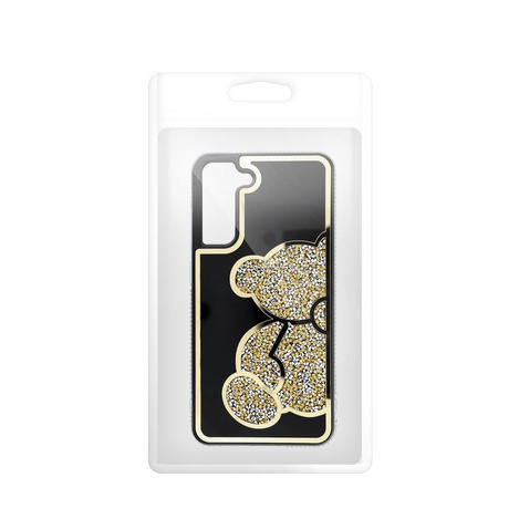 Futerał TEDDY BEAR do SAMSUNG S25 Ultra złoty