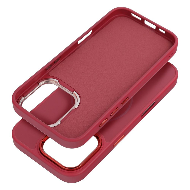 Futerał FRAME MAG COVER kompatybilny z MagSafe do IPHONE 15 PRO MAX magenta