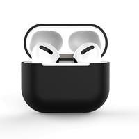 Case für AirPods Pro Silikon-Softcover für Kopfhörer schwarz (Case C)