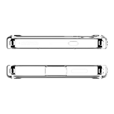 Spigen nakładka Ultra Hybrid Mag MagSafe do Samsung Galaxy S25 Przezroczysta Biała