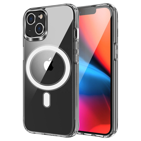 Futerał CLEAR MAG COVER (MID) kompatybilny z MagSafe do IPHONE 15 Pro Max transparentny