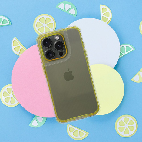 Futerał MATRIX CLEAR do IPHONE 13 Pro żółty