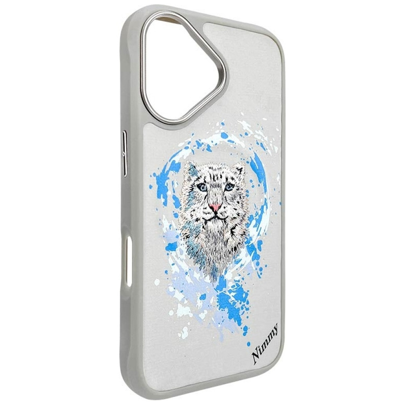 Etui Nimmy Pantera MagSafe do iPhone 16   jasnoszary
