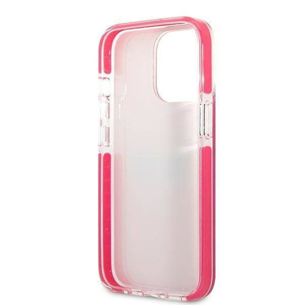 Original Case IPHONE 13 PRO MAX Karl Lagerfeld Hardcase Choupette Head (KLHCP13XTPECPI) pink