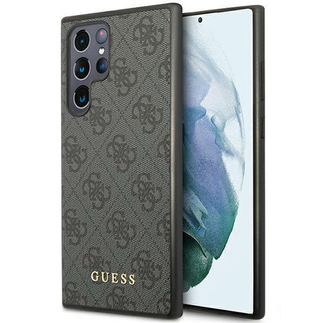 Oryginalne Etui GUESS Hardcase GUHCS24LG4GFGR do Samsung S24 Ultra (Classic logo / czarny)