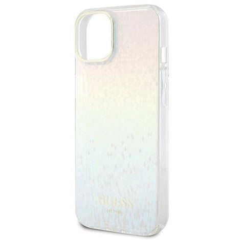 Guess IML Faceted Mirror Disco Iridescent Hülle für iPhone 15 – mehrfarbig