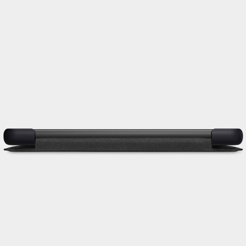 Nillkin Qin skórzana kabura etui Samsung Galaxy A22 4G brązowy