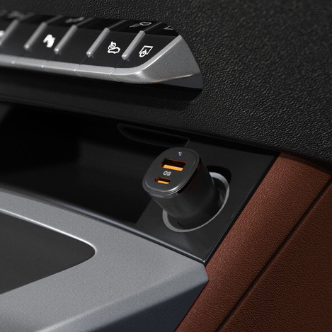 Ładowarka sieciowa Spigen EV482 48W       ArcStation Essential Czarna/Black ACP08447