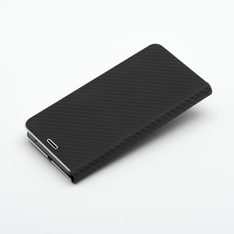 Kabura LUNA Book Carbon do SAMSUNG A10 czarny