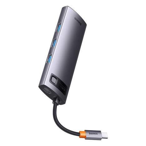Hub 6w1 Baseus StarJoy Series, USB-C do HDMI + 3 x USB 3.0 + USB-C PD + RJ45 