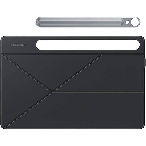 Klapphülle mit Ständer für Samsung Galaxy Tab S9 Smart Book Cover – Schwarz