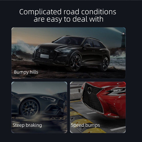 FORCELL F-Grip MagFlex uchwyt samochodowy do szyby/deski/kratki kompatybilny z MagSafe czarny