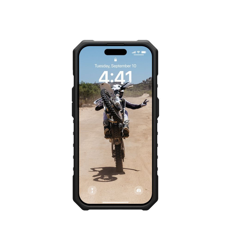 UAG Pathfinder Magsafe - Schutzhülle für iPhone 15 Pro (dunkle Erde)