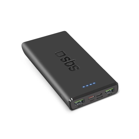 Powerbank SBS TTBB10000FASTPD20K 10000 mAh 20W mit Power Delivery - schwarz