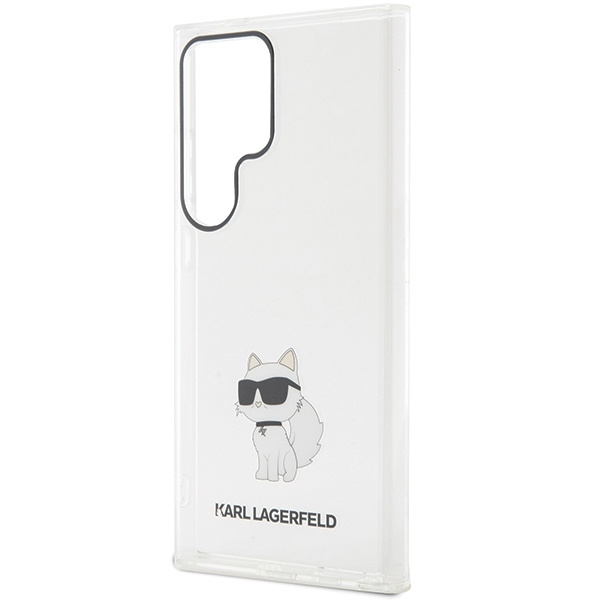 Oryginalne Etui KARL LAGERFELD hardcase IML Choupette KLHCS24LHNCHTCT do Samsung Galaxy S24 Ultra przezroczysty