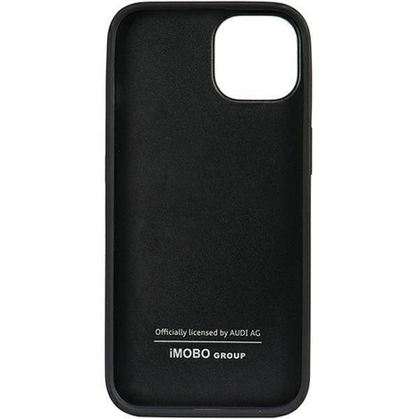Audi Echtleder iPhone 12/12 Pro 6,1&quot; schwarz/schwarz Hardcase AU-TPUPCIP12P-Q8/D1-BK