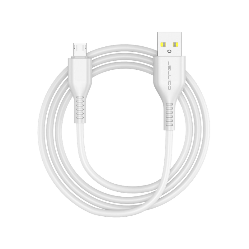 Kabel Jellico KDS-32 Micro USB 3.1A 2m Biały