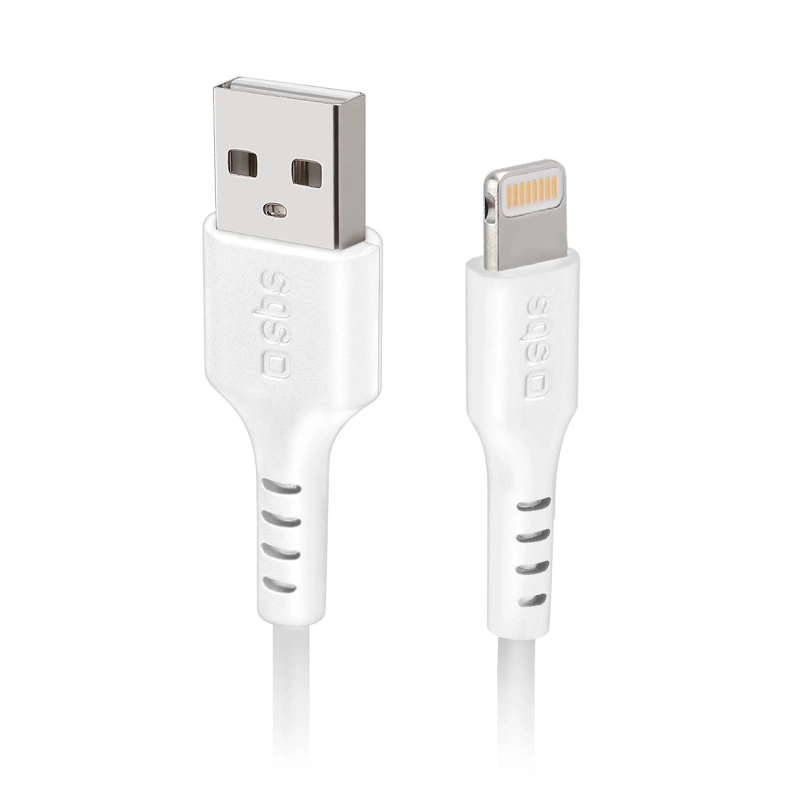 Kabel SBS TECABLEUSBIP589W USB-A - Lightning - biały