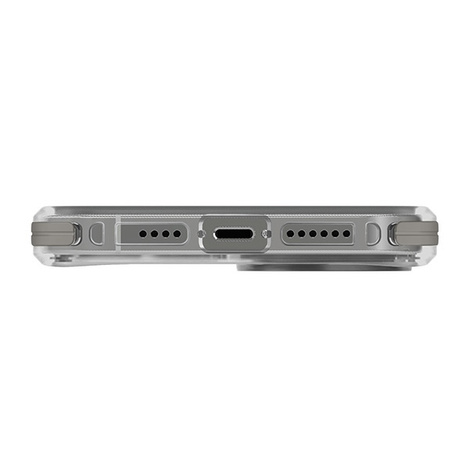 Uniq Combat iPhone 15 Pro 6,1&quot; Hülle Magclick Charging grau/frostgrau
