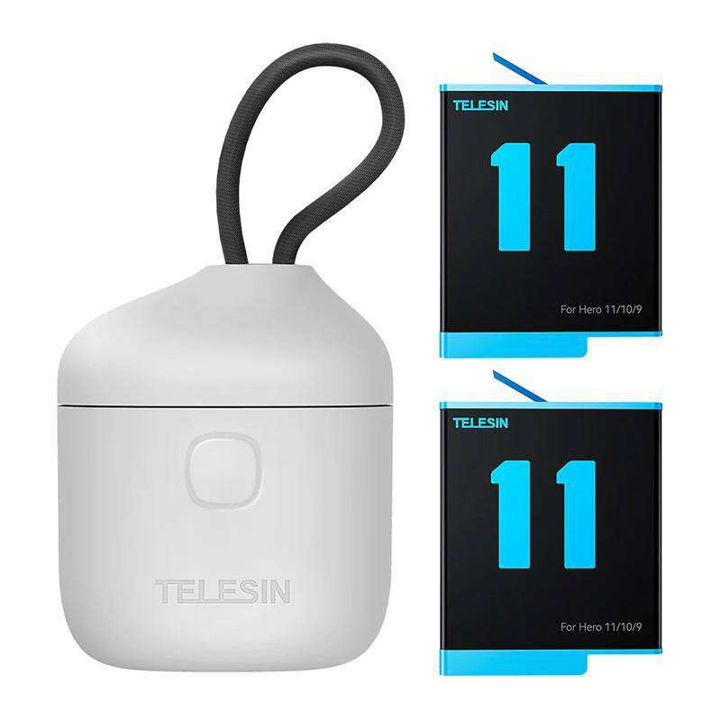 Telesin 3-slot waterproof charger Allin box + 2 batteries for GoPro Hero 11 / 10 / 9
