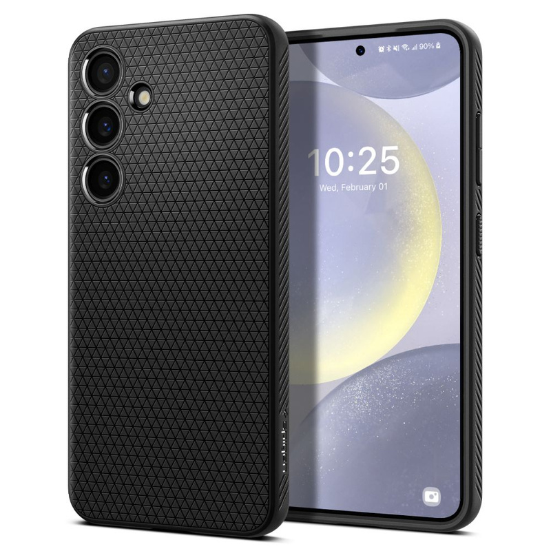 Spigen Liquid Air Hülle für Samsung Galaxy S24+ – mattschwarz