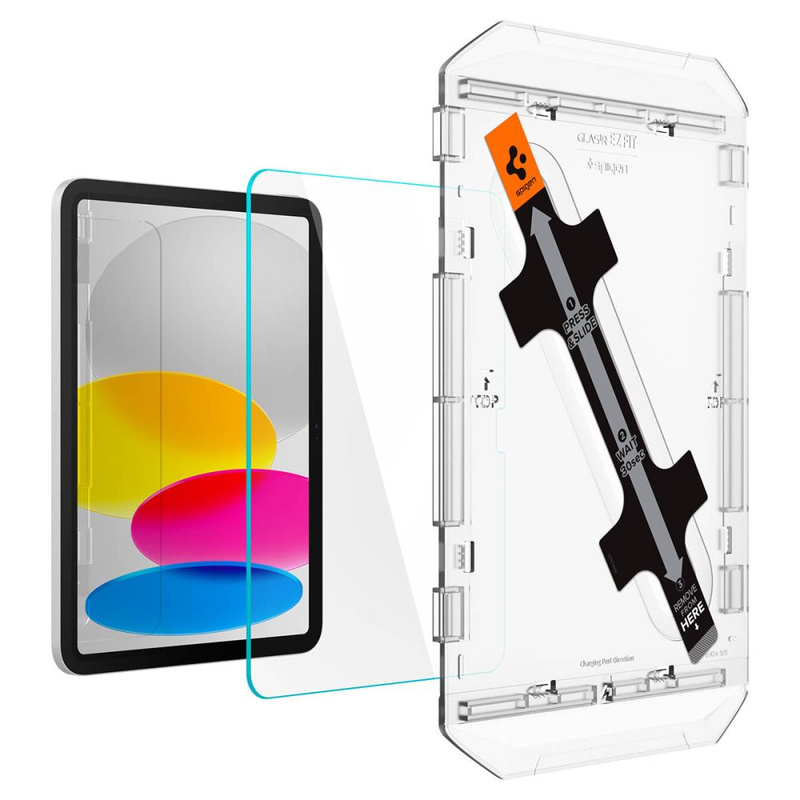 GEHÄRTETES GLAS Spigen GLAS.TR &quot;EZ FIT&quot; IPAD 10.9 2022 KLAR